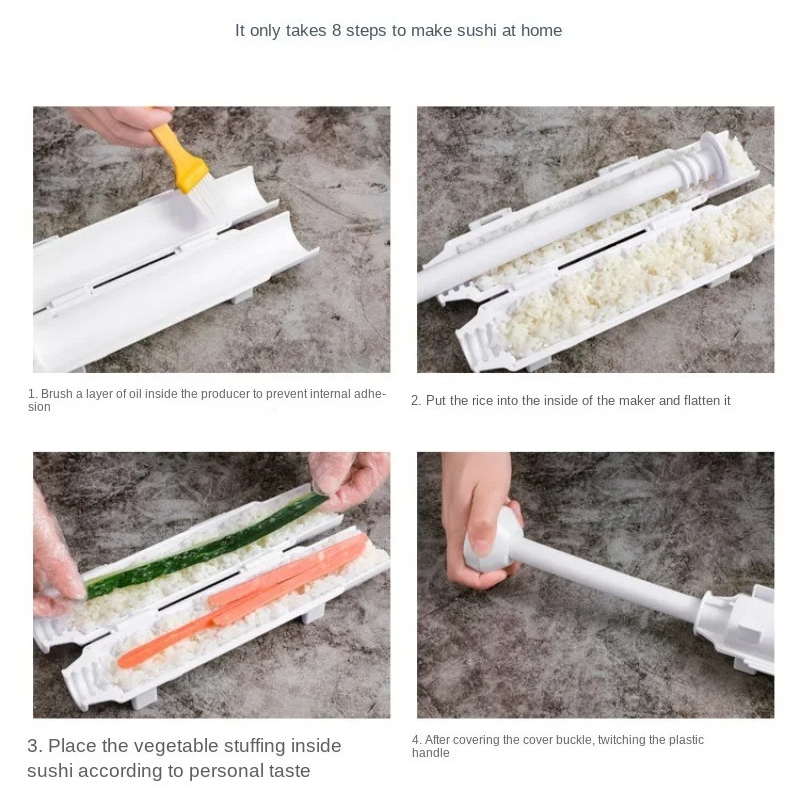 Sushi Making Machine Drum Plas - огляд і ціна Sushi Making Kit