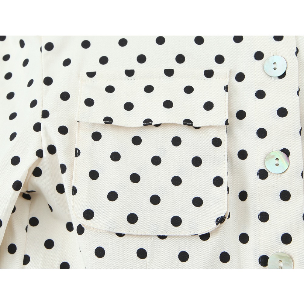 Elegant Chic Fitted Polka Dot  - огляд і ціна Matcha