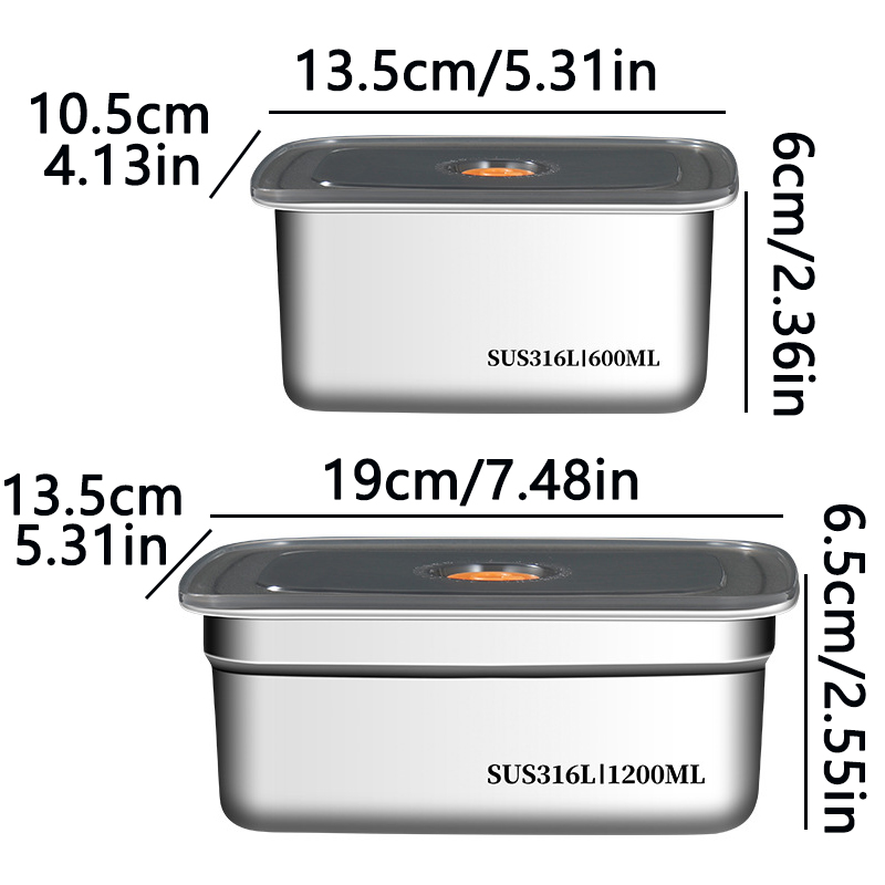 Food Grade 316 Stainless Steel - огляд і ціна Bento Box