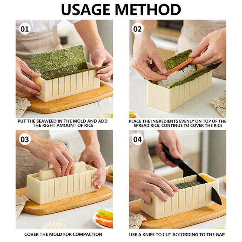 3X Sushi Maker Rice Mold Japan - огляд і ціна Sushi Making Kit