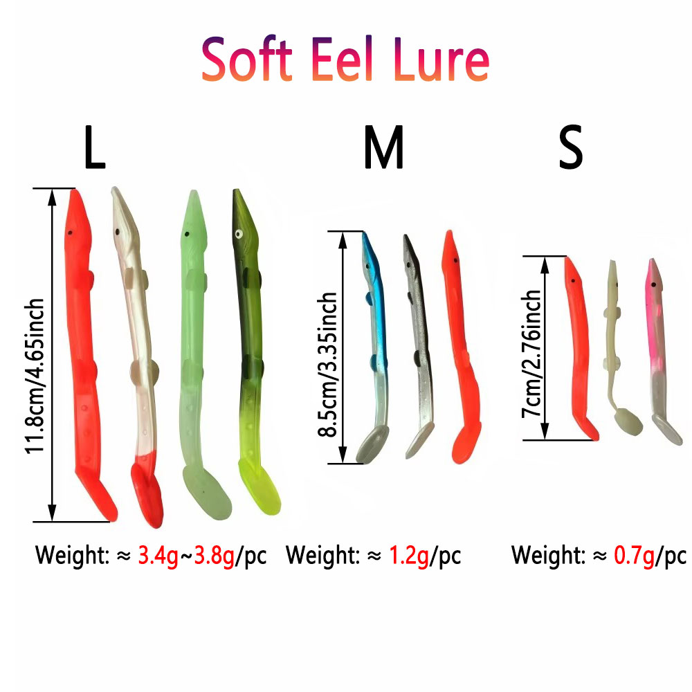 8pcs Soft Plastic Bait Fish Sa - огляд і ціна Furoshiki