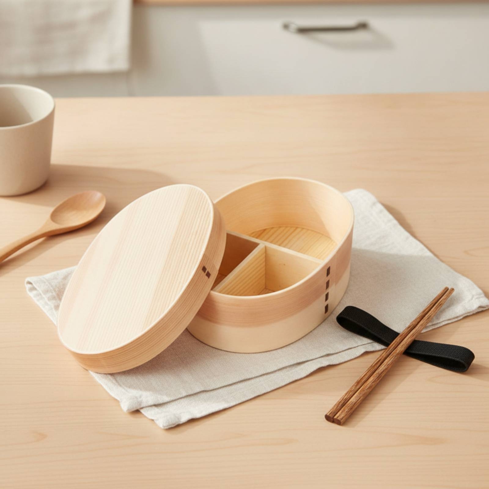 Wooden Bento Box Japanese-Styl - огляд і ціна Bento Box