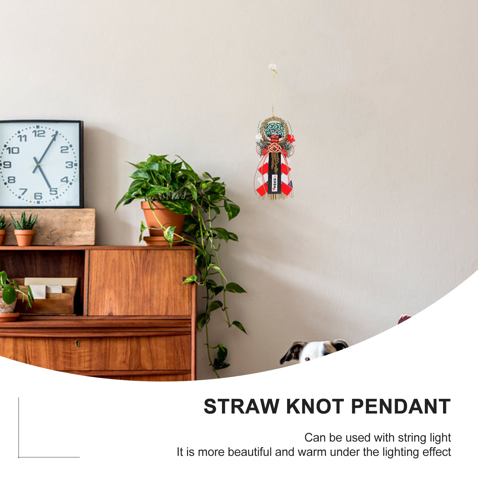 1Pcs Grass Knitted Pendant Han - огляд і ціна Japanese Restaurant Lifestyle