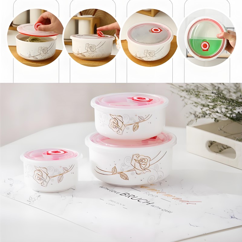 Three-piece set, fine bone chi - огляд і ціна Japanese Pottery