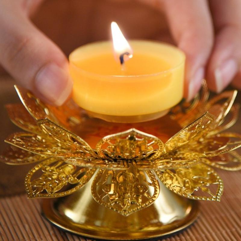 Tea Light Holder Gold Lotus De - огляд і ціна Incense Holder
