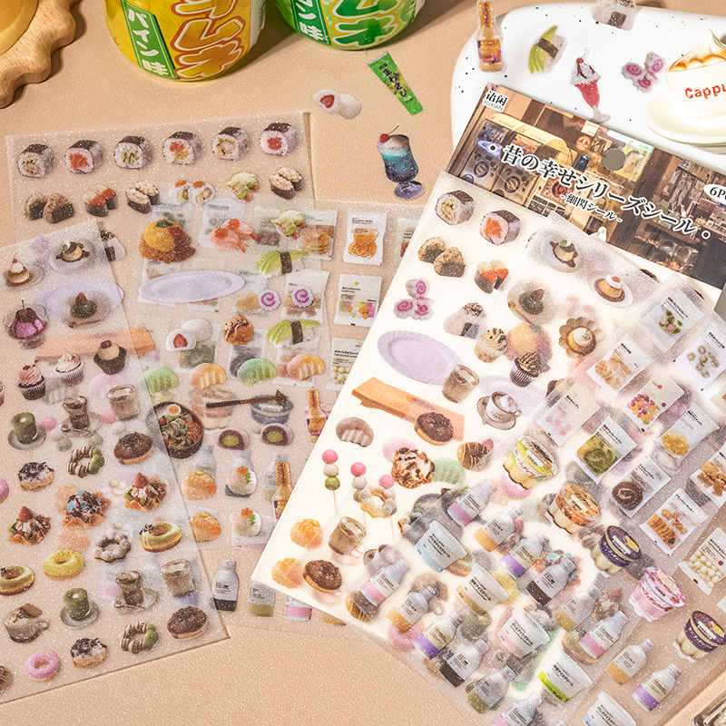 6 Sheets Cute Cake snacks them - огляд і ціна Japanese Snacks